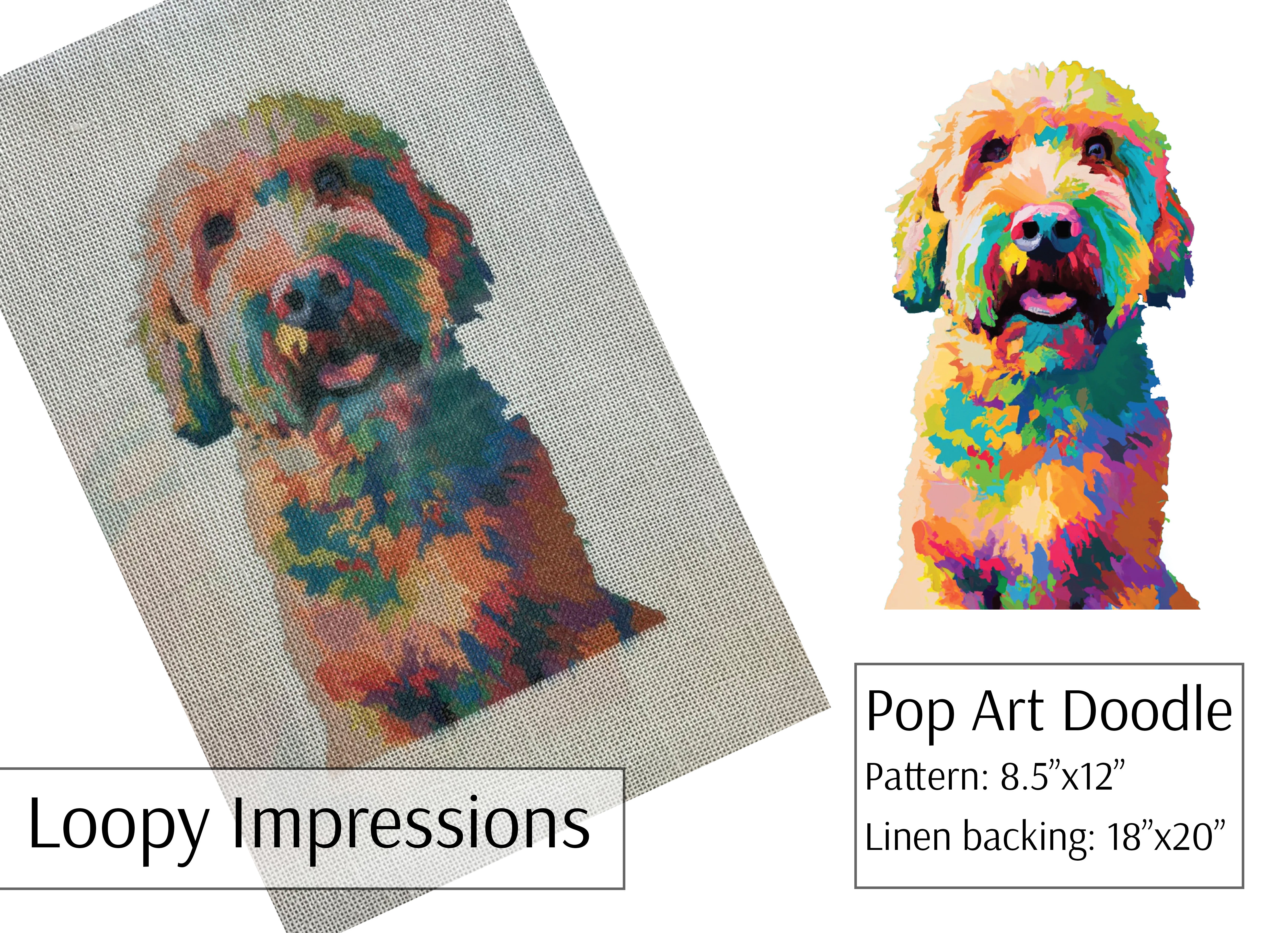 Loopy Impressions Pattern - Pop Art Doodle